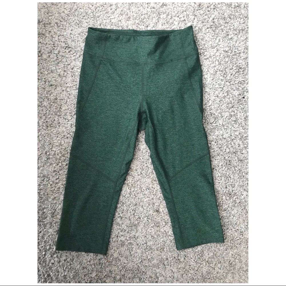 Outdoor Voices hunter green kneecap leggings